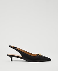 Horsebit Leather Slingback Pump carousel Product Image 1