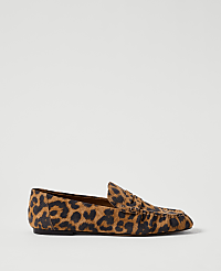 Animal Print Suede Loafer carousel Product Image 1