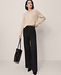 The Tailored Wide-Leg Trouser carousel Product Image 1