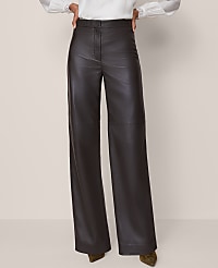 Studio Collection The Straight Pant in Leather carousel Product Image 3
