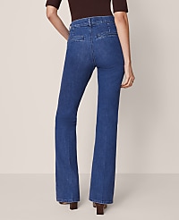Petite Mid Rise Boot Jean in Metropolitan Wash carousel Product Image 3