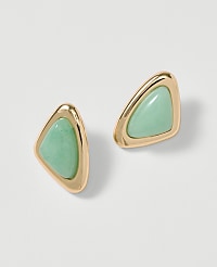 Triangle Stone Stud Earrings carousel Product Image 1