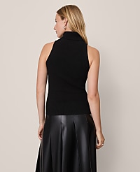 Ribbed Turtleneck Shell carousel Product Image 3