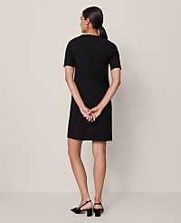 Button Pocket Shift Dress carousel Product Image 2