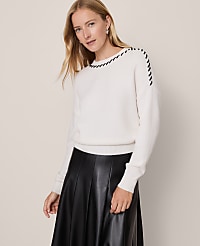 Petite Whipstitch Sweater carousel Product Image 3