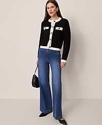 Petite Textured Sweater Jacket carousel Product Image 3