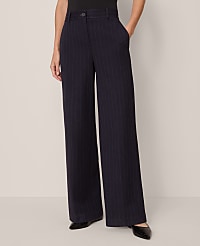 The Perfect Wide-Leg Pant in Pinstripe carousel Product Image 2