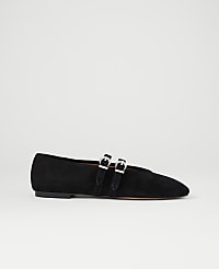 Buckled Suede Ballet Flat carousel Product Image 1