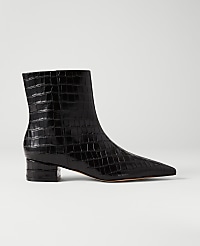 Croco Nip Toe Bootie carousel Product Image 1