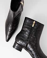 Croco Nip Toe Bootie carousel Product Image 2