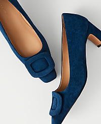 Suede Buckle Pump carousel Product Image 2
