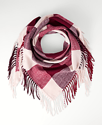 Oversized Plaid Triangle  Scarf carousel Product Image 1