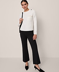 The Side Zip Flare Pant carousel Product Image 2