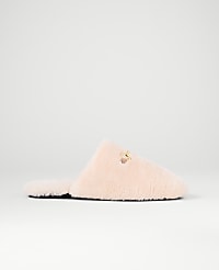 Weekend Horsebit Fuzzy Slide Flat carousel Product Image 1