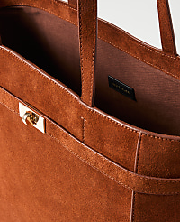 Suede Belted Tote carousel Product Image 2