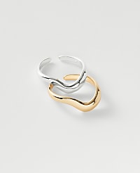 Mixed Metal Ring Set carousel Product Image 1