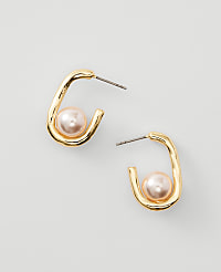 Pearlized Drop Earrings carousel Product Image 1
