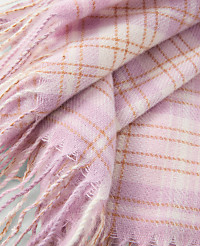 Plaid Fringe Scarf carousel Product Image 3