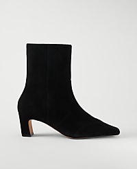 Suede Skinny Heel Bootie carousel Product Image 1