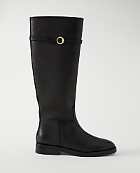 Chain Wrap Leather Riding Boot carousel Product Image 1