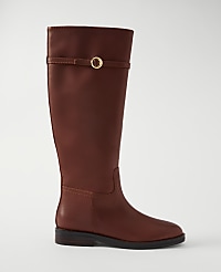 Chain Wrap Leather Riding Boot carousel Product Image 1