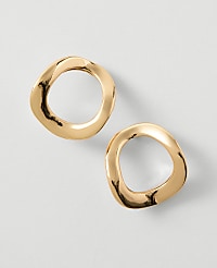 Circle Metal Stud Earrings carousel Product Image 1