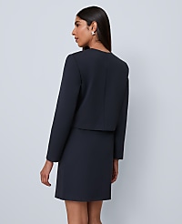 The Crew Neck Jacket in Ponte carousel Product Image 2