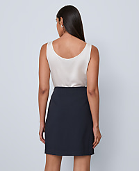 Pocket Skirt in Ponte carousel Product Image 2