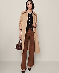 Removable Cape Trench Coat carousel Product Image 7