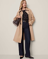 Removable Cape Trench Coat carousel Product Image 6