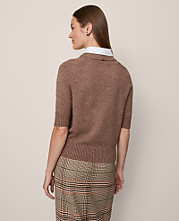 Mix Media Sweater Tee carousel Product Image 2