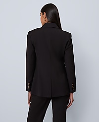 The Petite Fitted Long Double Breasted Blazer carousel Product Image 2