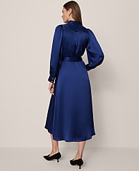 Studio Collection Silk Shirtdress carousel Product Image 2