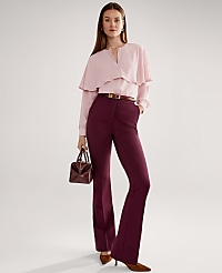 The Petite Skinny Flare Pant in Ponte carousel Product Image 1
