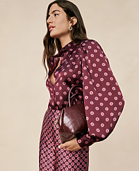 Geo Blouson Sleeve Shirt carousel Product Image 4