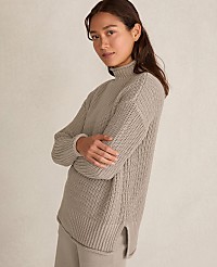 Haven Well Within Organic Cotton Roll Neck Sweater carousel Product Image 1