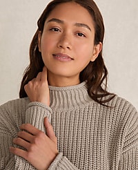 Haven Well Within Organic Cotton Roll Neck Sweater carousel Product Image 2