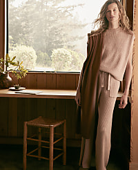 Haven Well Within Organic Cotton Cashmere Wide Leg Pants carousel Product Image 2