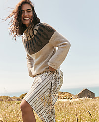 Haven Well Within Cashmere Fairisle Mock Neck Sweater carousel Product Image 5