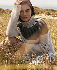 Haven Well Within Cashmere Fairisle Mock Neck Sweater carousel Product Image 4