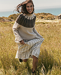 Haven Well Within Cashmere Fairisle Mock Neck Sweater carousel Product Image 6