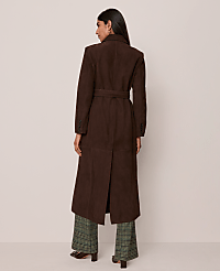 Studio Collection Suede Trench Coat carousel Product Image 3