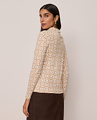 Chain Link Mock Neck Top carousel Product Image 2