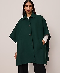 Buttoned Trench Cape carousel Product Image 1