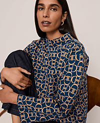 Chain Link Print Sweater carousel Product Image 3