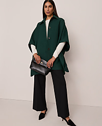 Buttoned Trench Cape carousel Product Image 3