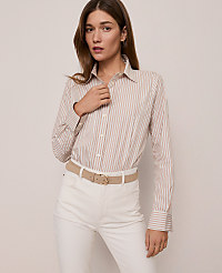 Weekend Collection Striped Relaxed Perfect Shirt carousel Product Image 1