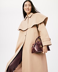 Removable Cape Trench Coat carousel Product Image 1