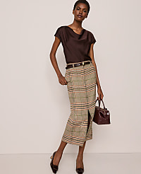 Satin Cowl Neck Top carousel Product Image 4