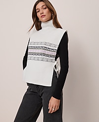 Fair Isle Dickie Sweater Vest carousel Product Image 1